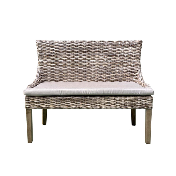 Alfresco Dining Settee – Sand Fabric or White Fabric
