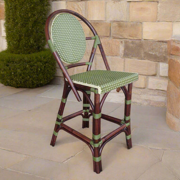Paris Bistro Counter Stool - Green