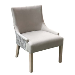 ALFRESCO LOUNGE CHAIR - WHITEWASH - SAND
