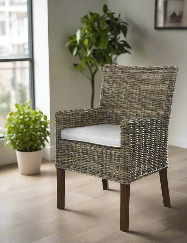 Boca Arm Dining Chair - Kubu - Padma's Plantation