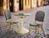 FRENCH BISTRO DINING TABLE - BLACK/BEIGE - Padma's Plantation