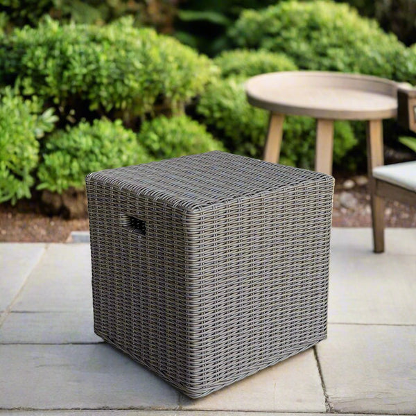 NAUTILUS OUTDOOR CUBE STOOL - Padma's Plantation