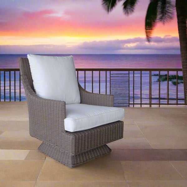 OUTDOOR CAYMAN ISLANDS ROCKING SWIVEL CHAIR - Padma's Plantation
