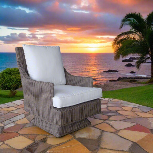 OUTDOOR CAYMAN ISLANDS ROCKING SWIVEL CHAIR - Padma's Plantation