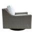 OUTDOOR NAUTILUS SWIVEL ROCKER ( 2 FABRIC CHOICES) - Padma's Plantation
