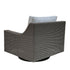 OUTDOOR NAUTILUS SWIVEL ROCKER ( 2 FABRIC CHOICES) - Padma's Plantation