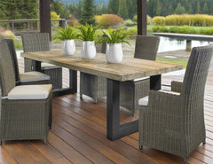 OUTDOOR VITTORIA RECLAIMED TEAK DINING TABLE - Padma's Plantation