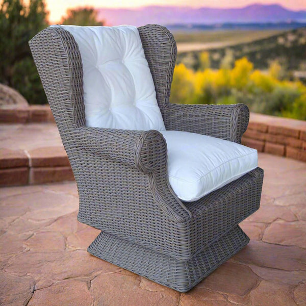 OUTDOOR WING / SWIVEL ROCKING CHAIR - Padma's Plantation