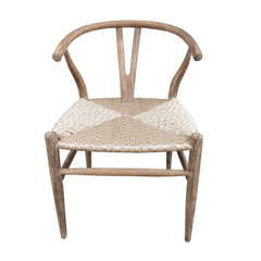 OUTDOOR WISHBONE NATURAL CHAIR - OLD PATINA