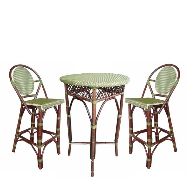 Paris Bistro Bar Stool - Green - Padma's Plantation