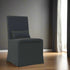 SANDSPUR BEACH DINING CHAIR W/ CASTERS - CHARCOAL GREY - Padma's Plantation