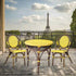 SET OF 2 - Paris Bistro Chair - Yellow - Padma's Plantation