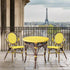 SET OF 2 - Paris Bistro Chair - Yellow - Padma's Plantation