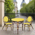 SET OF 2 - Paris Bistro Chair - Yellow - Padma's Plantation