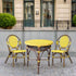 SET OF 2 - Paris Bistro Chair - Yellow - Padma's Plantation