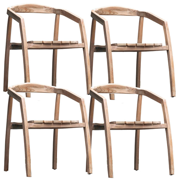 SET OF 4 - TOULOUSE OUTDOOR DINING CHAIRS - Padma's Plantation