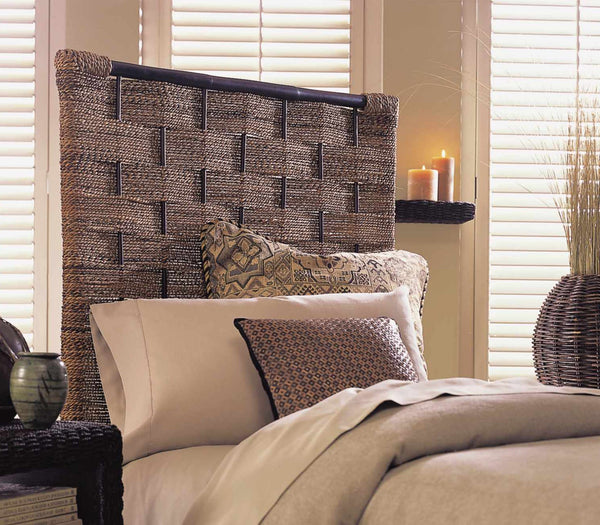 Abaca Weave Headboard - Padma's Plantation