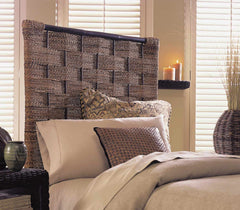 Abaca Weave Headboard - Padma's Plantation