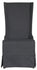 Atlantic Beach Wing Dining Chair - Slipcover only - Charcoal Linen - Padma's Plantation