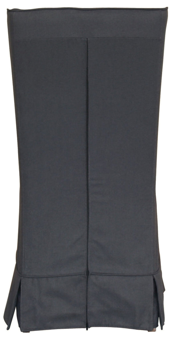 Atlantic Beach Wing Dining Chair - Slipcover only - Charcoal Linen - Padma's Plantation