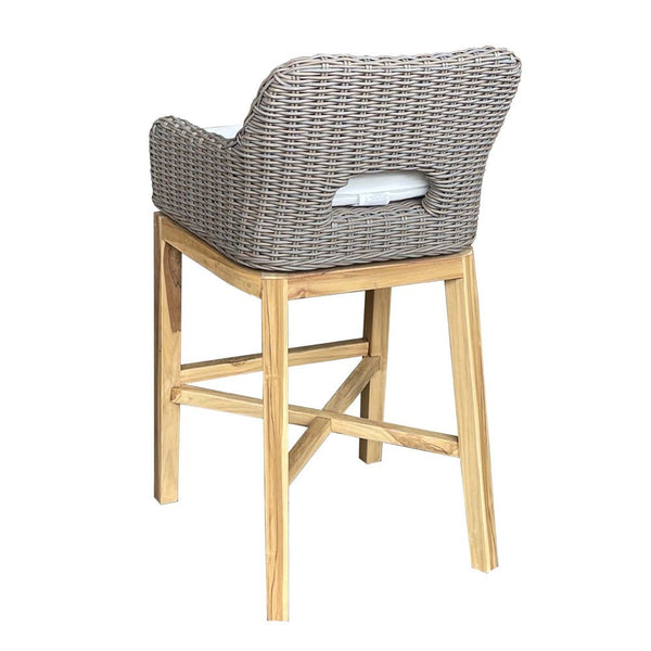 DUNES OUTDOOR SWIVEL BARSTOOL - Padma's Plantation