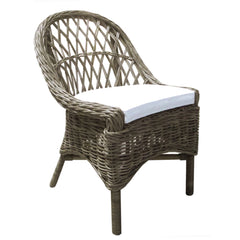 KUBU CROSS WEAVE DINING CHAIR - SET OF 2