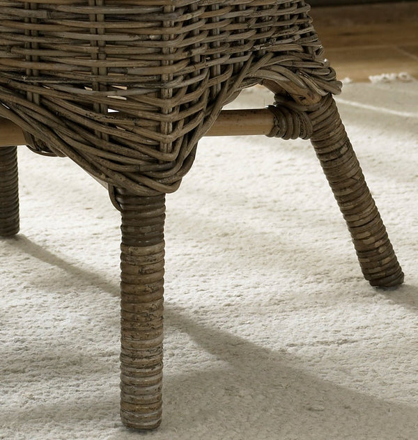 KUBU CROSS WEAVE DINING CHAIR - SET OF 2 - Padma's Plantation