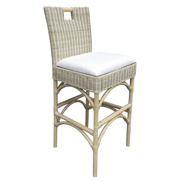 Malio Barstool - Whitewash - Padma's Plantation