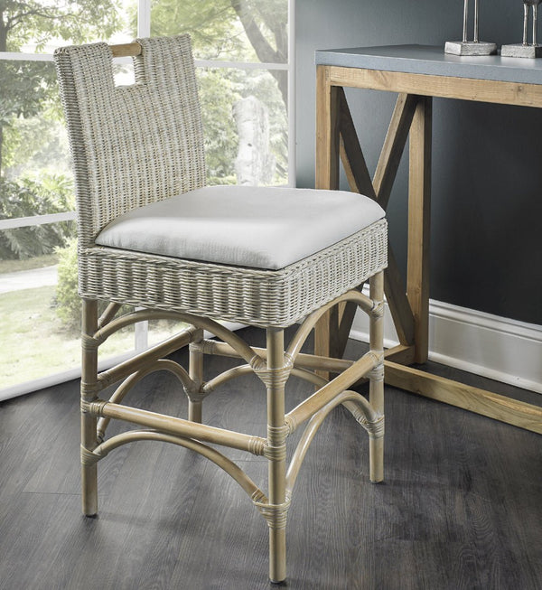 Malio Barstool - Whitewash - Padma's Plantation