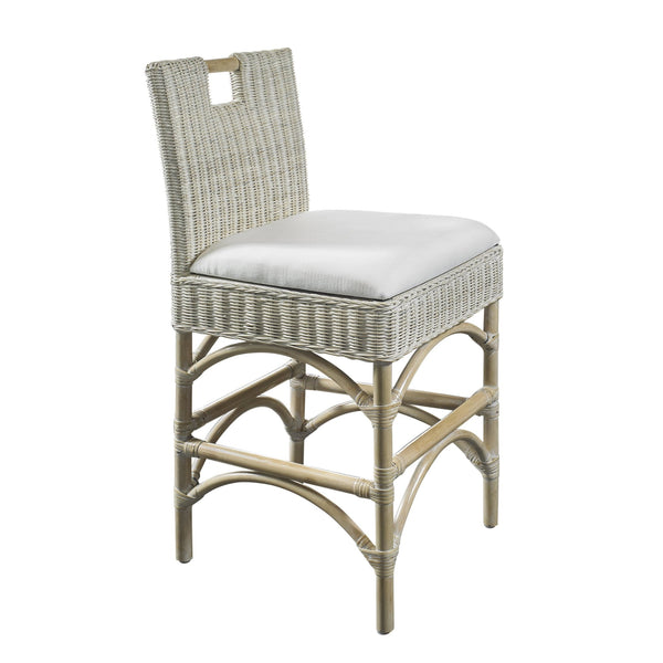 Malio Counter stool - Whitewash - Padma's Plantation