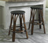 MARSEILLE BISTRO COUNTER STOOL - BLACK - Padma's Plantation