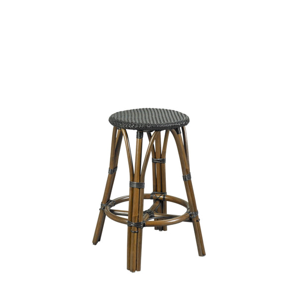 MARSEILLE BISTRO COUNTER STOOL - BLACK - Padma's Plantation
