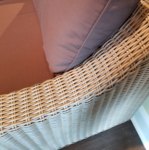 NAUTILUS OUTDOOR LEFT-FACING LOVESEAT - Padma's Plantation