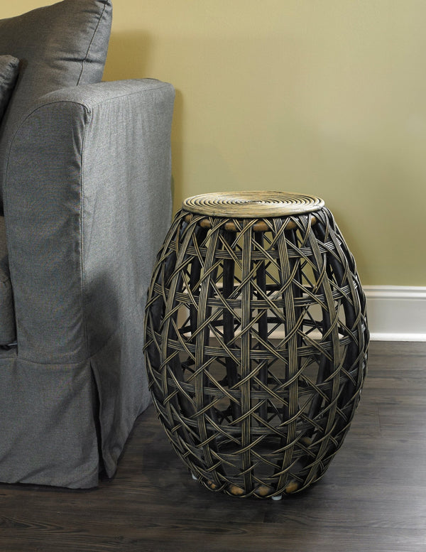 OPEN WEAVE END TABLE - Padma's Plantation