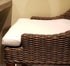 Outdoor Alfresco Dining Chair - Crocodile Rattan - Padma's Plantation