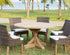 Outdoor Alfresco Dining Chair - Crocodile Rattan - Padma's Plantation