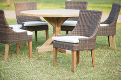 Outdoor Alfresco Dining Chair - Crocodile Rattan - Padma's Plantation