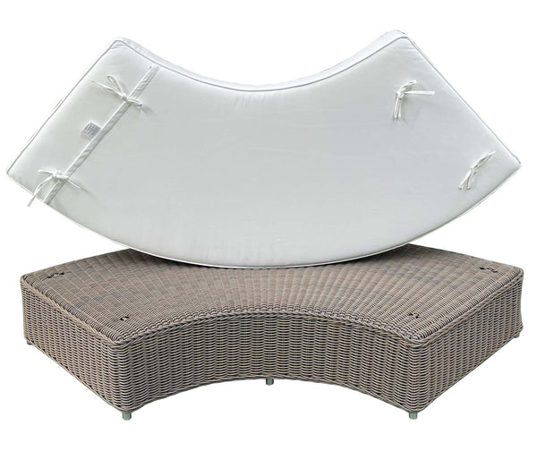 OUTDOOR BARBADOS ROUNDED BENCH - Padma's Plantation