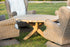 OUTDOOR BORA-BORA CHAT TEAK TABLE - Padma's Plantation