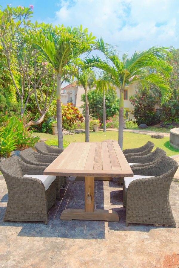 OUTDOOR PORTO FINO DINING TABLE - Padma's Plantation