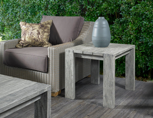 OUTDOOR RALPH RECLAIMED TEAK END TABLE - Padma's Plantation