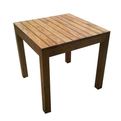 OUTDOOR RUSTIC TEAK DINING TABLE