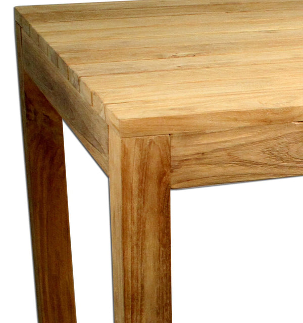 OUTDOOR RUSTIC TEAK DINING TABLE - Padma's Plantation