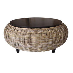 Paradise Ottoman - kubu -with Wood Top