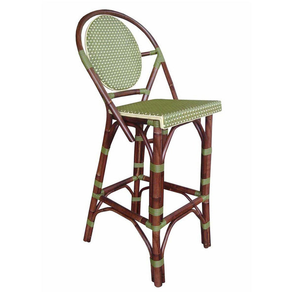 Paris Bistro Bar Stool - Green - Padma's Plantation