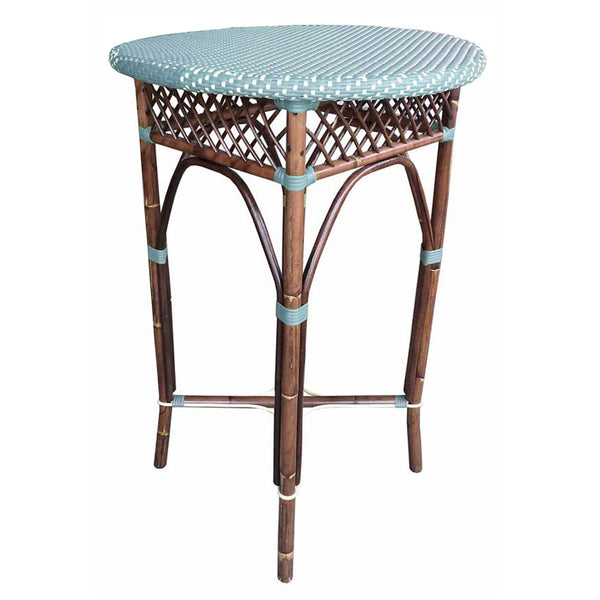 Paris Bistro Bar Table - Blue - Padma's Plantation
