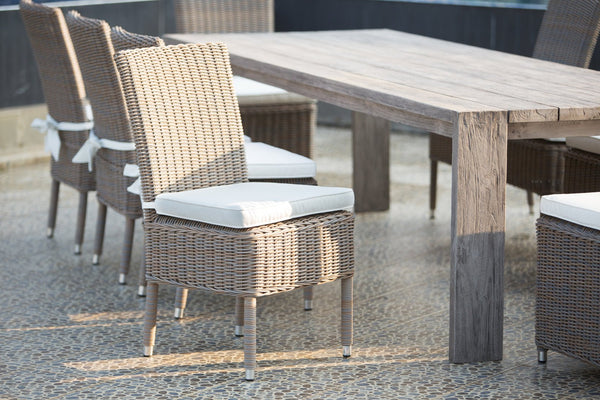 RALPH RECLAIMED TEAK OUTDOOR DINING TABLE - 108