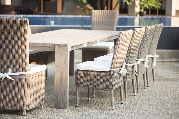 RALPH RECLAIMED TEAK OUTDOOR DINING TABLE - 108