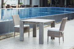 RALPH RECLAIMED TEAK OUTDOOR DINING TABLE - 39" - Padma's Plantation