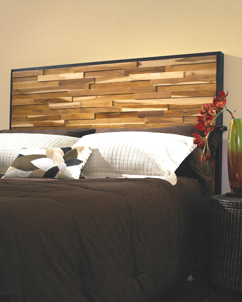 Reclaimed wood store queen headboard